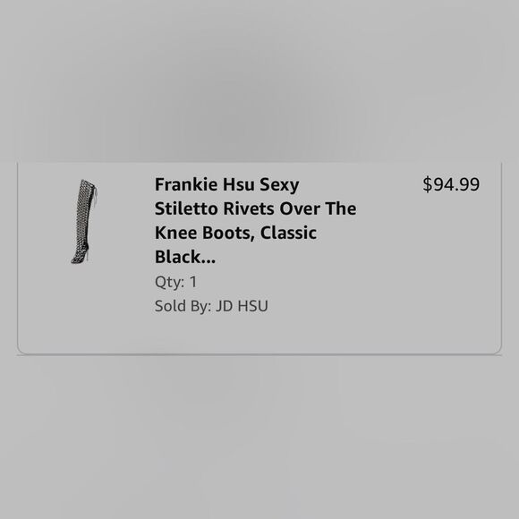 🔥🔥🔥over the knee thigh high stiletto boots brand new in the MF Box - Picture 4 of 7